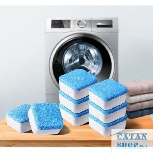 Hộp 12 Viên sủi tẩy lồng máy giặt diệt khuẩn và tẩy chất cặn chất lượng cao, an toàn GD361-TayLG