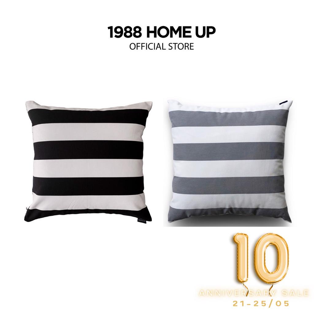 Vỏ Gối Sofa Trang Trí 50x50cm Mẫu Sọc Đơn Giản, Hiện Đại - 1988 Home Up