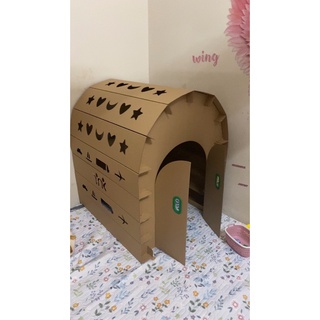 NHÀ GIẤY - NHÀ BẰNG BÌA CARTON - MÓN QUÀ TUYỆT VỜI CHO TUỔI THƠ CỦA BÉ YÊU