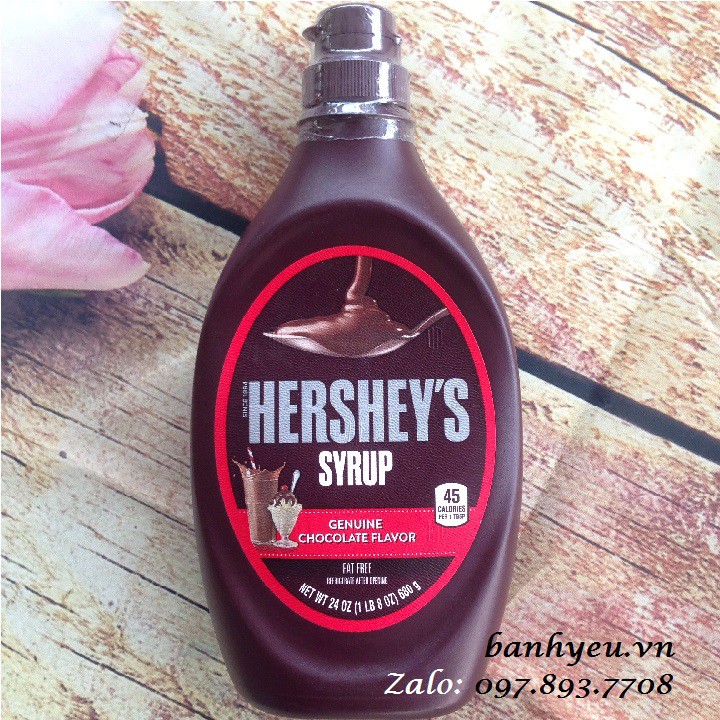 Syrup Chocolate - Siro Socola hiệu HERSHEYS USA 680g - PC19