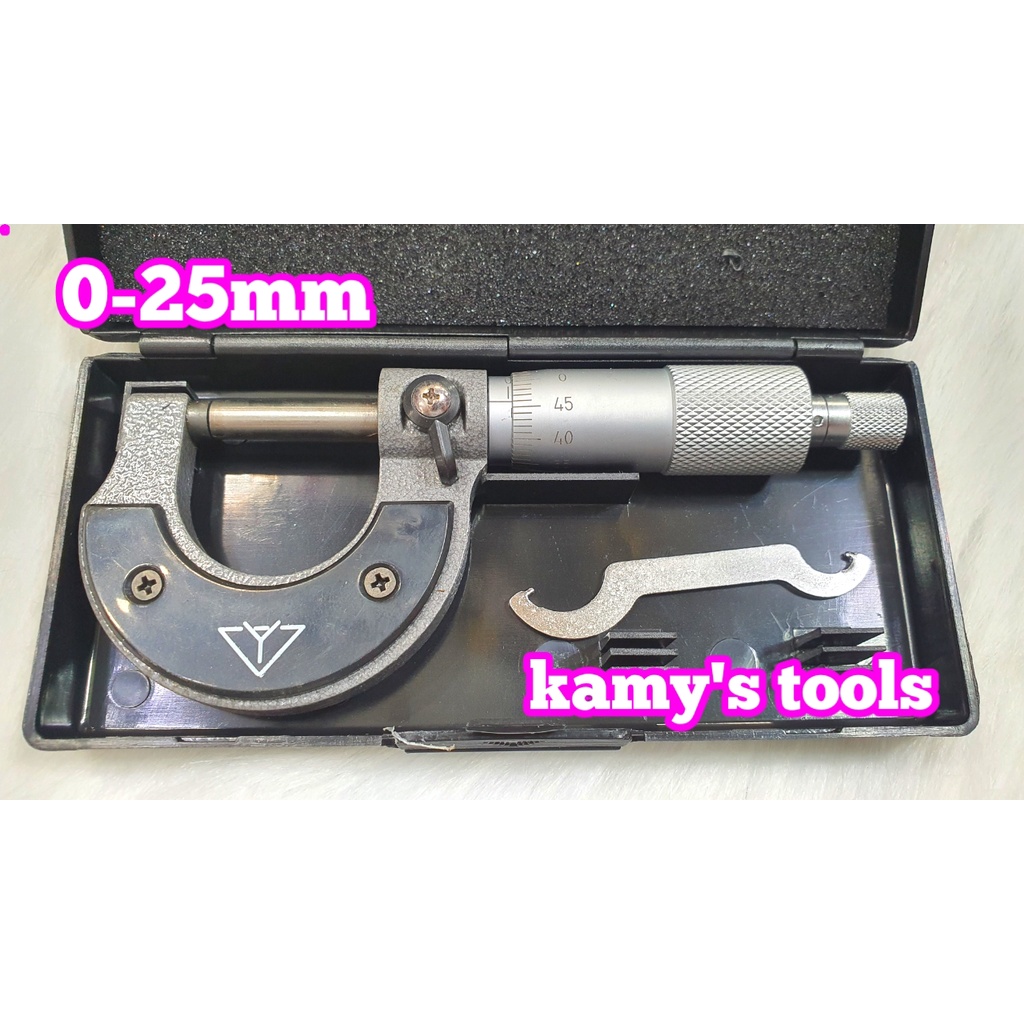 Panme cơ khí 0-25mm 25-50mm chữ Y loại tốt