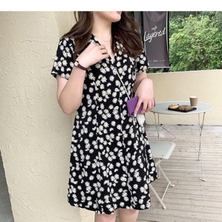 Váy hoa cúc cho người mập
