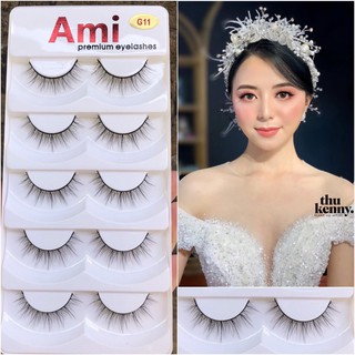 DE Mi giả chồn cao cấp Ami (5 cặp/hộp) 8 BA28
