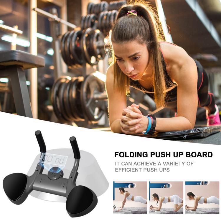 ▶️ Thiết bị tập cơ bụng có màn hình LCD Display Multi-Function Plank Trainer Foldable