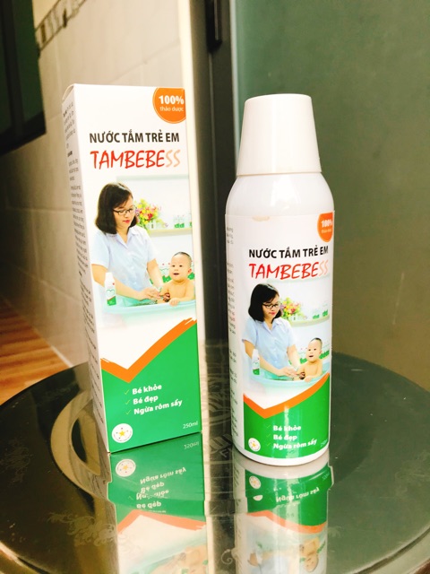 Sữa tắm Tambebess cho em bé sơ sinh người lớn trị rôm sảy mẫn ngứa, côn trùng cắn, giúp bé ăn ngon ngủ tốt tăng cân đều,