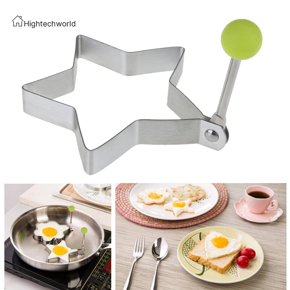❦Hid ready❦Creative Stainless Steel Love Round Star Omelette Egg Frying Mold