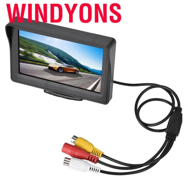 Gương Chiếu Hậu Tích Hợp Màn Hình Lcd 4.3 Inch Cho Mọi Loại Xe Hơi