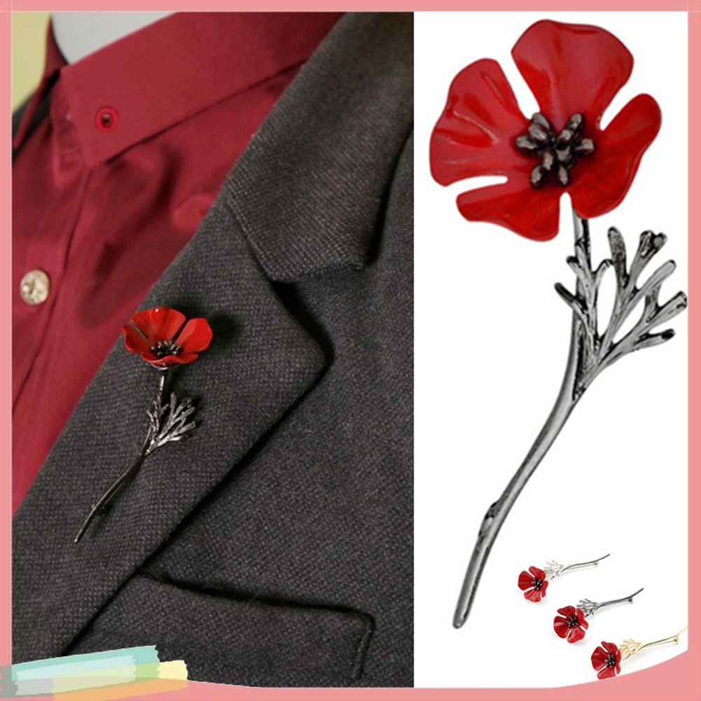 Ghim Cài Áo Hình Bông Hoa Phong Cách Vintage Dành Cho Nam Và Nữ