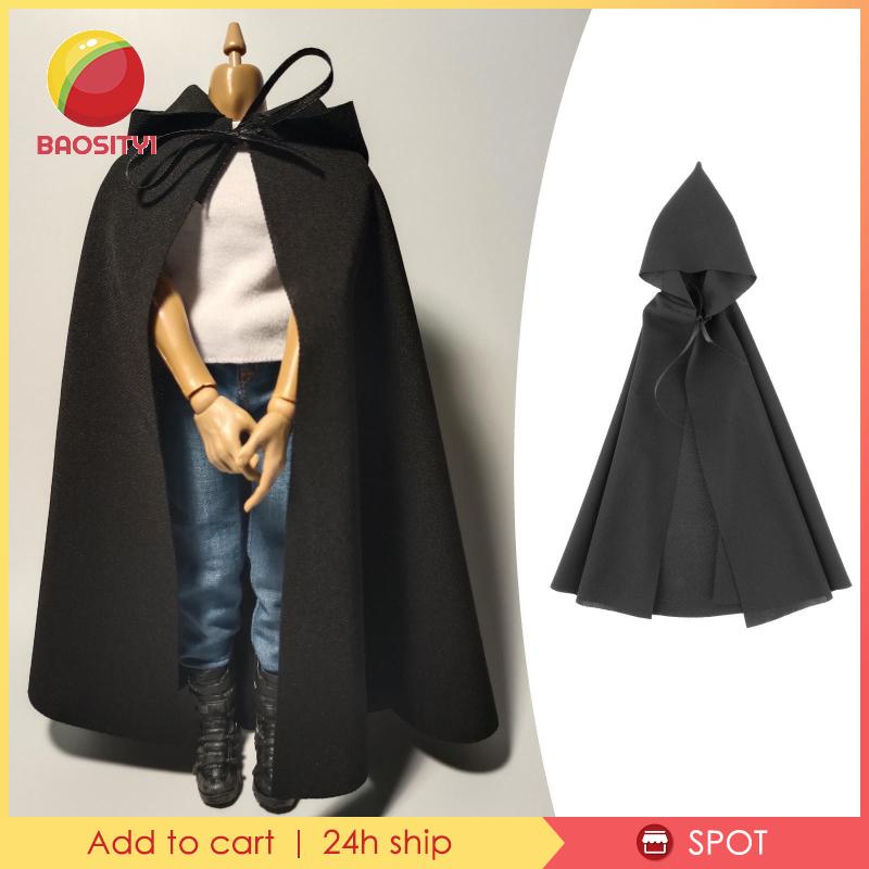 Áo choàng có mũ cho búp bê 12&quot; PH HT tỉ lệ 1/6