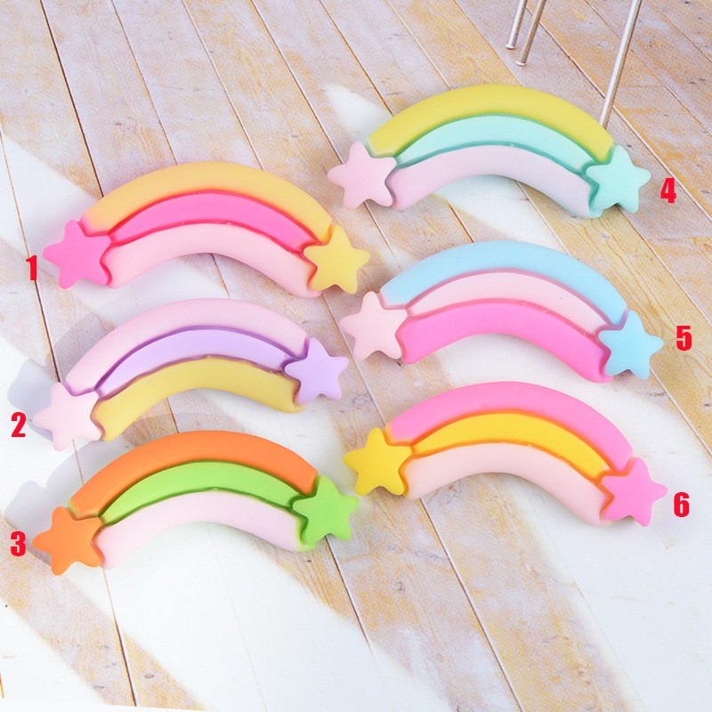 Sticker cầu vồng 2 đầu ngôi sao - phụ kiện handmade ốp lưng