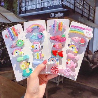 Set 6 cặp tóc vintage dễ thương cho bé mã KS203