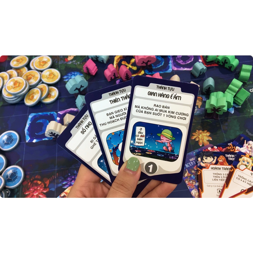 [CHÍNH HÃNG] Board Game Khu Rừng Kim Cương - Thẻ Bài Lớp Học Mật Ngữ - Bộ Trò Chơi Bán Chạy Nhất 2022 - Thư Viện Đồ Chơi