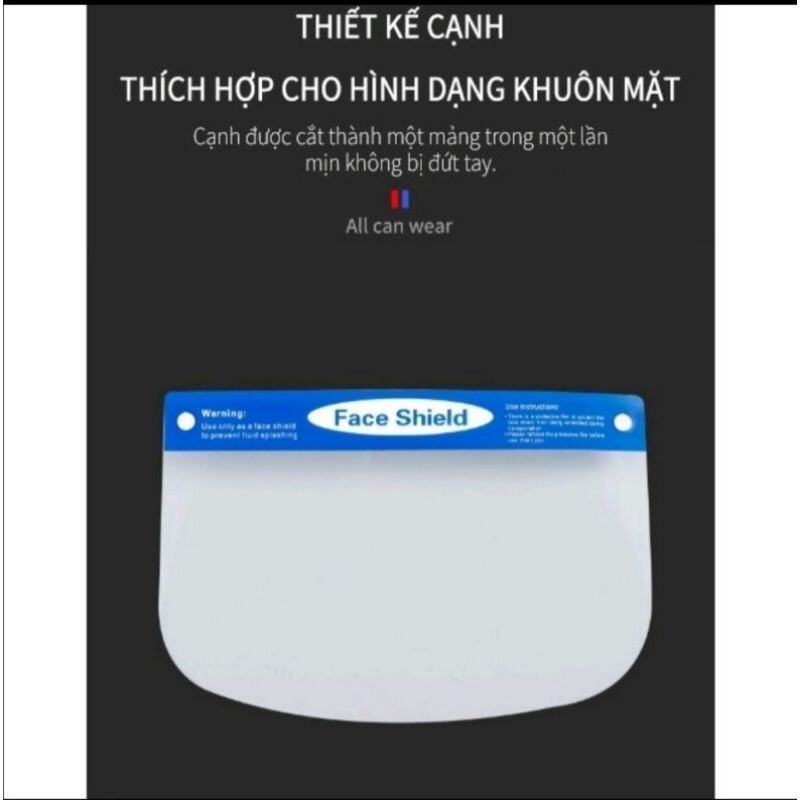 [Hàng loại1 ] Kính chống giọt bắn phòng dịch kính che mặt bảo hộ, kiếng chắn giọt bắn, tấm chắn giọt bắn Face Shield