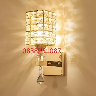 Đèn Pha Lê Gắn Tường E27 Kiểu Dáng Hiện Đại