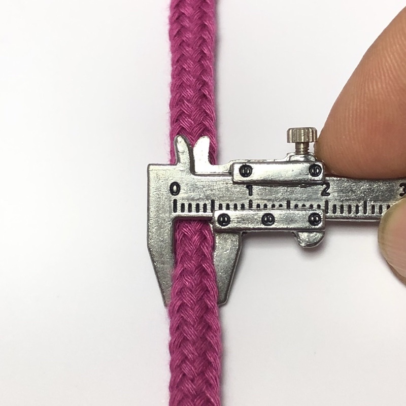 Dây giày cotton 5mm dài 1m4 mịn đẹp chất lượng, có thể làm dây luồn quần, balo, túi rút