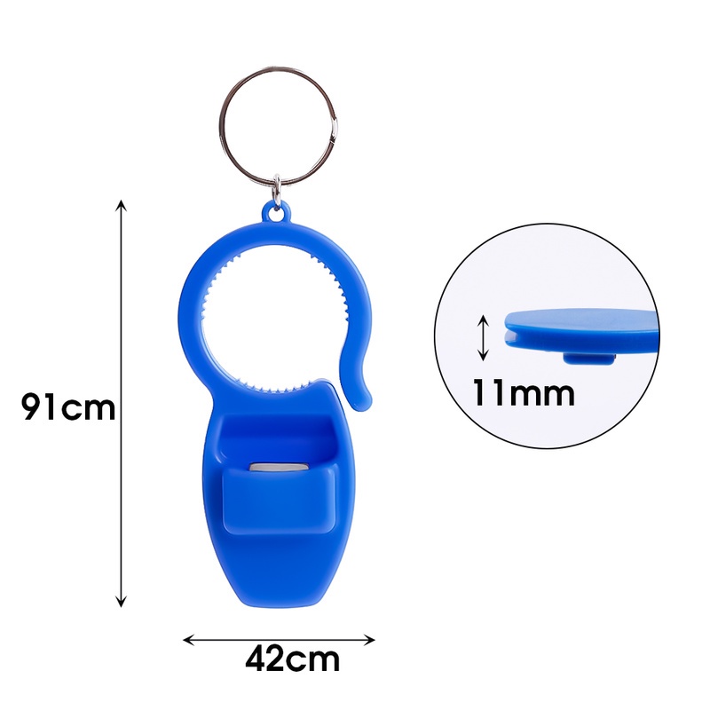 Dụng Cụ Mở Nắp Chai/Chai Bia Cầm Tay Trọng Lượng Nhẹ 4 Màu Có Móc Khóa