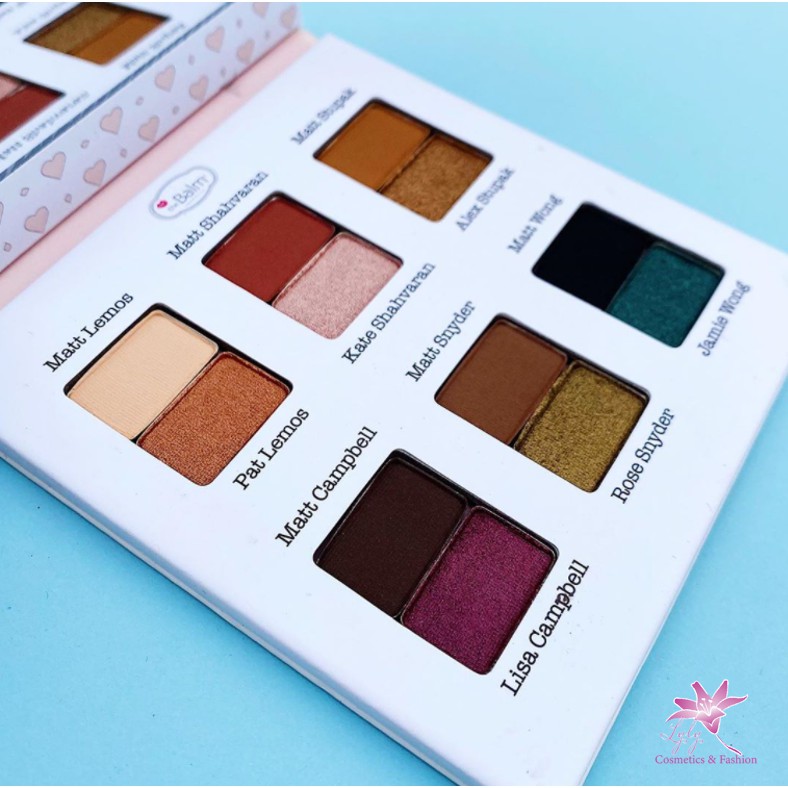 Bảng phấn mắt The Balm MEET MATT(E) SHMAKER