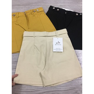 Quần short giả váy chất kaki thô (ảnh thật kèm video)