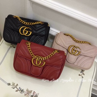  Túi chữ G trần ô size22