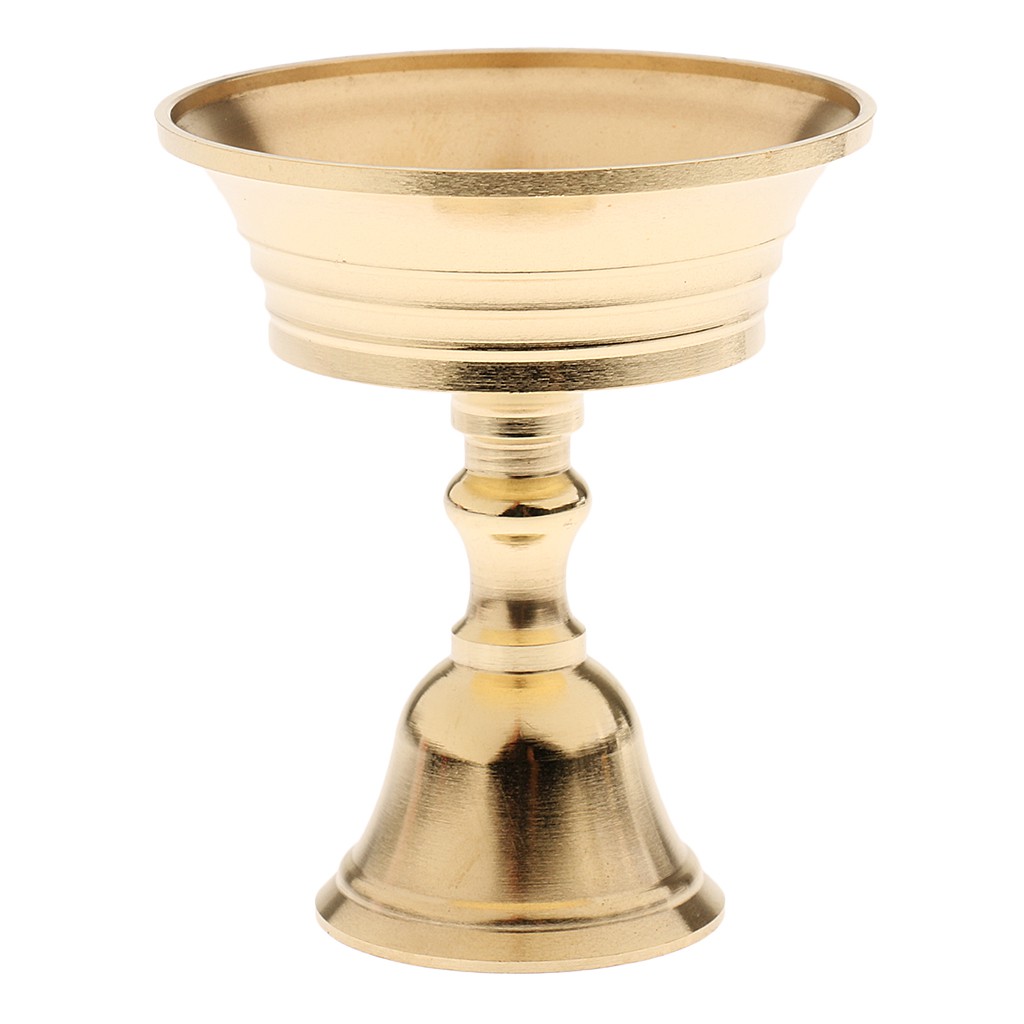 Đế Đèn Cầy Bằng Đồng Thau Kích Thước 5.5cm