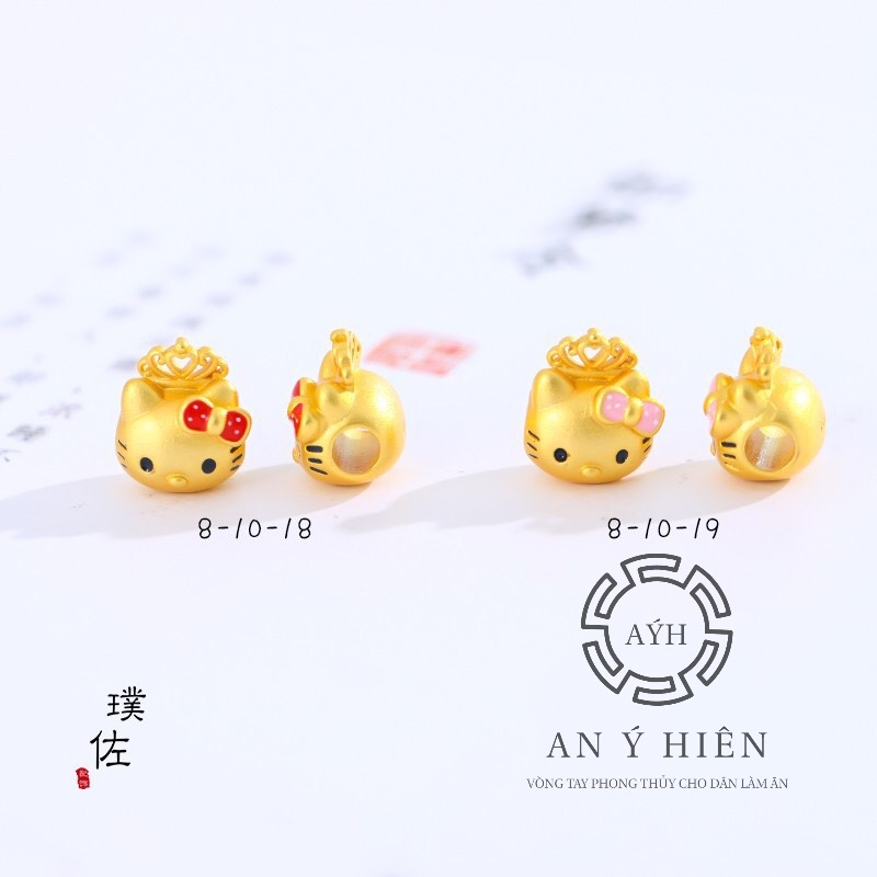 Charm Kitty hồng đội vương miện #C521 ( An Ý Hiên)