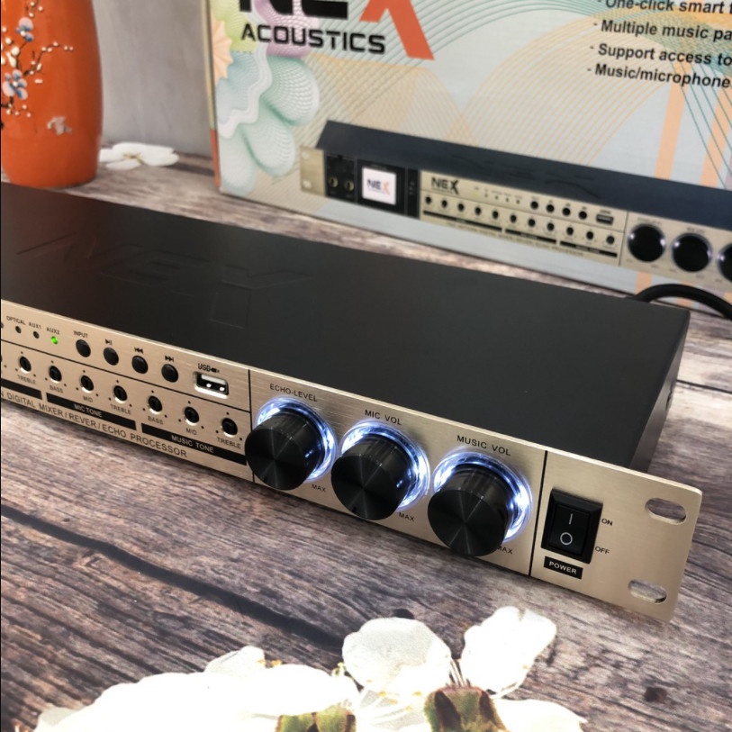 Vang Cơ NEX FX9 đạt chuẩn công nghệ Mỹ chuyên xử lý âm thanh Karaoke chất lượng phù hợp cho dàn âm thanh