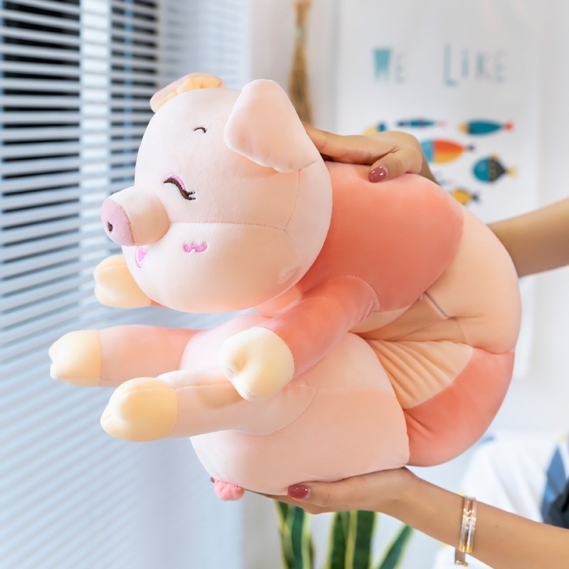 [Hàng Sẵn] Gấu bông Gối ôm hình Sâu B.ướm Heo Dễ Thương cho Bé