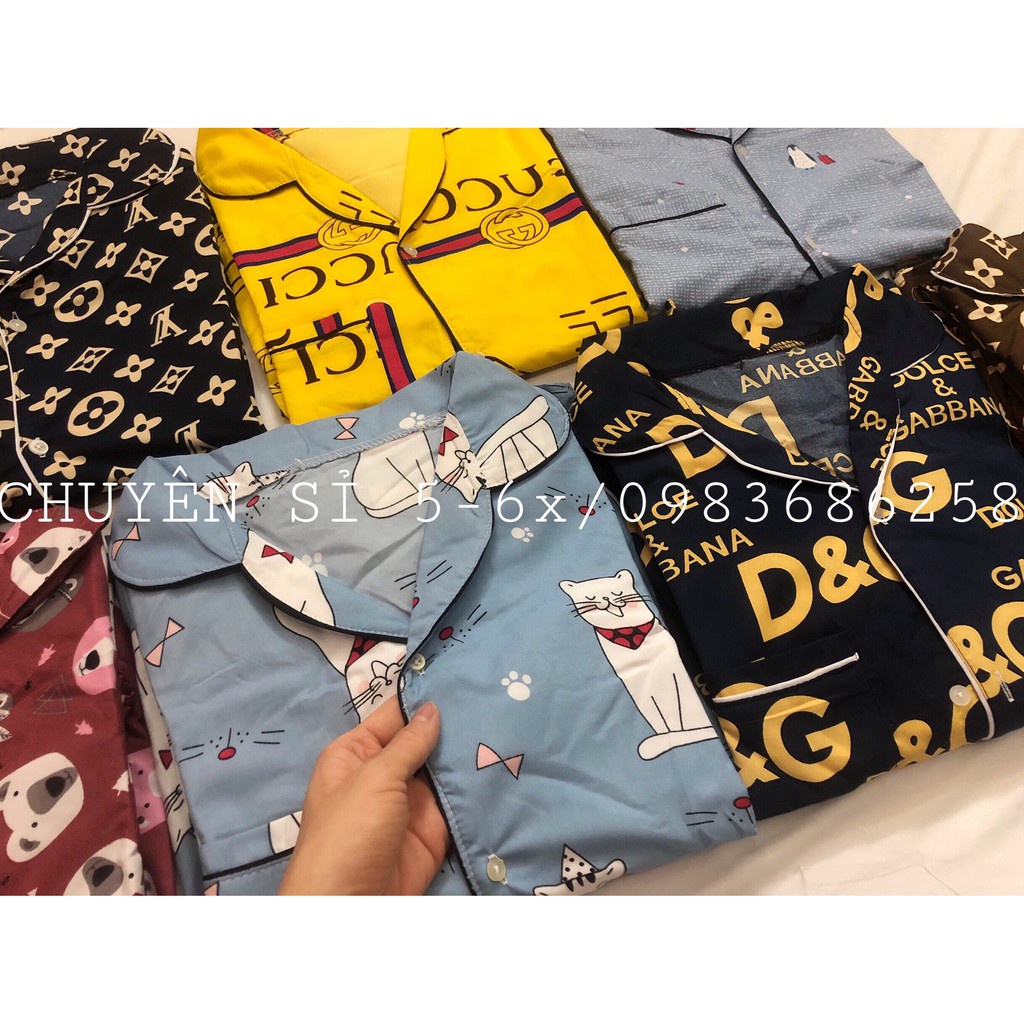 BỘ NGỦ KATE THÁI PIJAMA HOT ÁO DÀI QUẦN DÀI THU ĐÔNG
