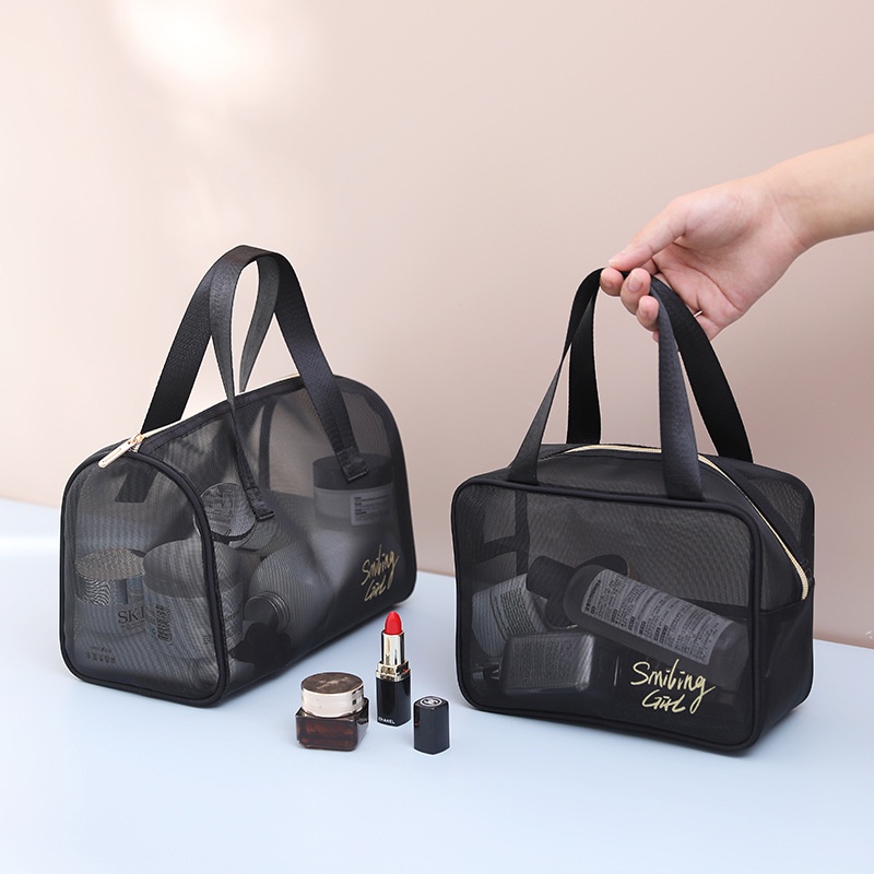 Túi Lưới Đựng Mỹ Phẩm Cầm Tay Du Lịch Tiện Lợi