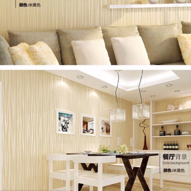 Thanh lý sốc giấy dán tường dùng keo sữa ngoài khổ 53cm x10 m