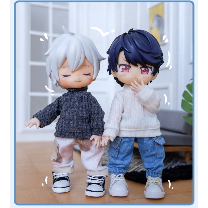 Áo Thun Tay Dài OB11 YMY molly GSC Nendoroid obitsu11 UFdoll Tỉ Lệ 1 / 12 BJD BODY9