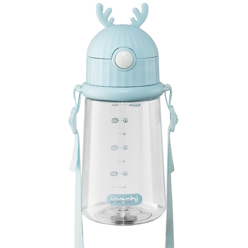Bình Nước Trẻ Em Có Ống Hút GOKI 450ml Chính hãng Inochi - Tiêu chuẩn nhật bản