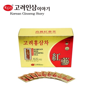 HỘP 50 GÓI TRÀ HỒNG SÂM KOREAN RED GINSENG TEA KGS