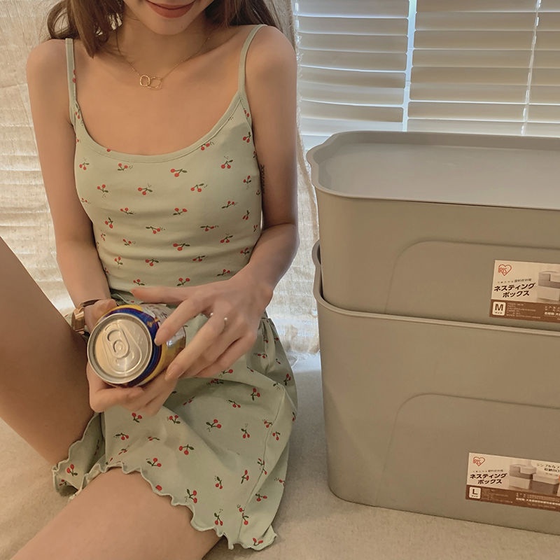 Bộ Đồ Ngủ Hai Dây Xinh Xắn Dành Cho Nữ