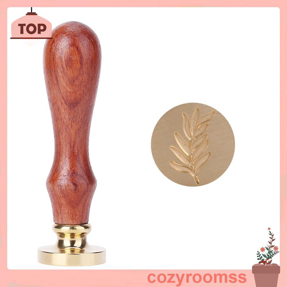 Con dấu cán gỗ họa tiết cổ điển độc đáo