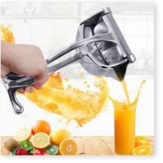 Máy ép trái cây hoa quả bằng tay làm nước rau củ cầm tay đa năng bằng inox mini nhỏ gọn tiện dụng