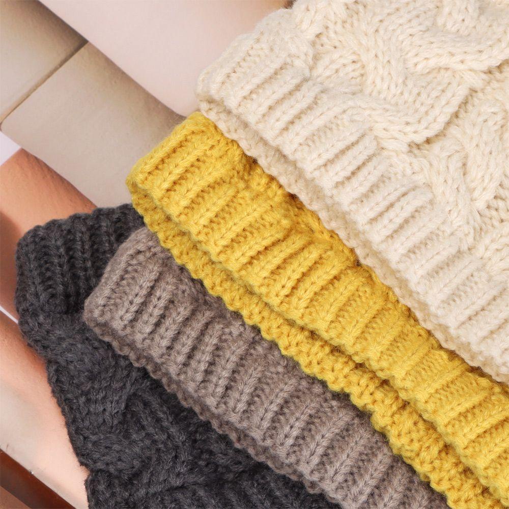 Mũ Len Dệt Kim Thời Trang Mùa Đông Dành Cho Nữ