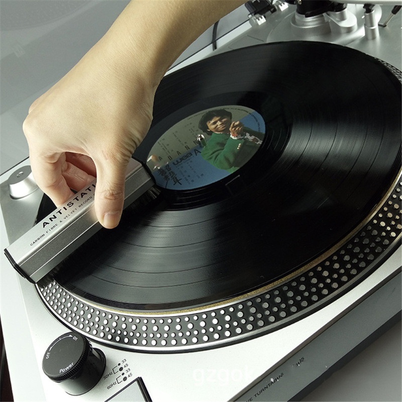 Cọ Phủi Bụi Bằng Sợi Carbon+Nhựa 2 Trong 1 Cho Máy Thu Âm Vinyl LP | BigBuy360 - bigbuy360.vn