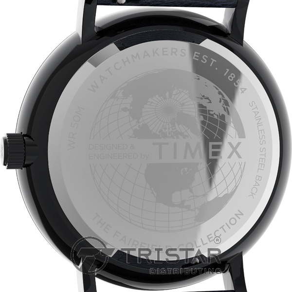 Đồng hồ nam Timex Fairfield 41mm TW2U89100 Dây Da - Chính Hãng
