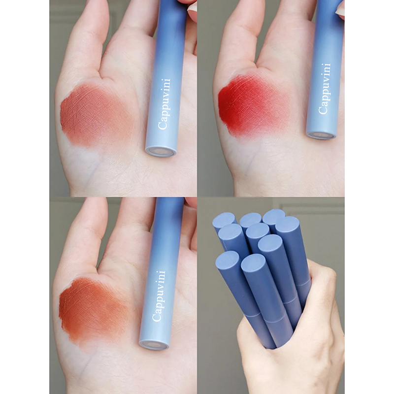 (hàng Mới Về) Son Môi Cappuvini Chất Nhung Lì Mềm Mượt Màu Sắc Tươi Tắn Cho Nữ | BigBuy360 - bigbuy360.vn