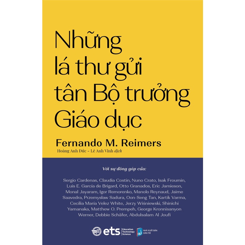 Sách - Những lá thư gửi tân bộ trưởng giáo dục