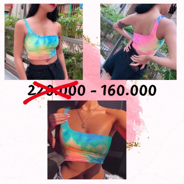 Shoulder Tie Dye