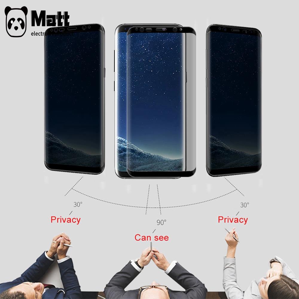 MATT Phim Kính Cường Lực Chống Nhìn Trộm Cho Samsung Galaxy Note 10 Pro 9 8 S9 S8 S10 Plus