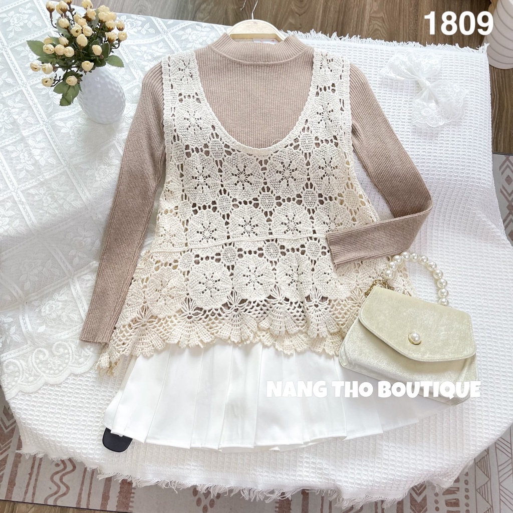 Áo lưới Ulzzang (ảnh thật shop tự chụp)