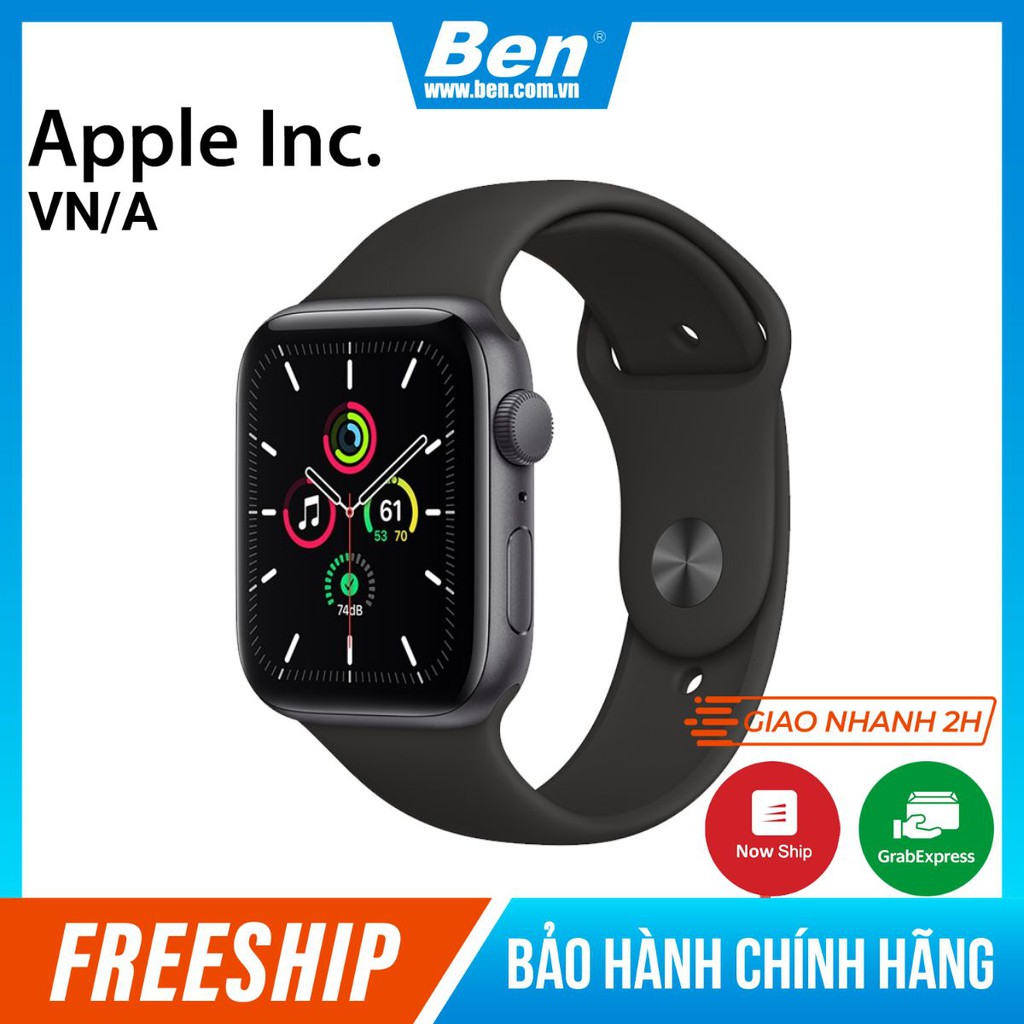 Đồng Hồ Apple Watch SE 44mm GPS Sport Band - VN/A Hàng Chính Hãng Bảo Hành Apple tại Việt Nam- Ben Computer