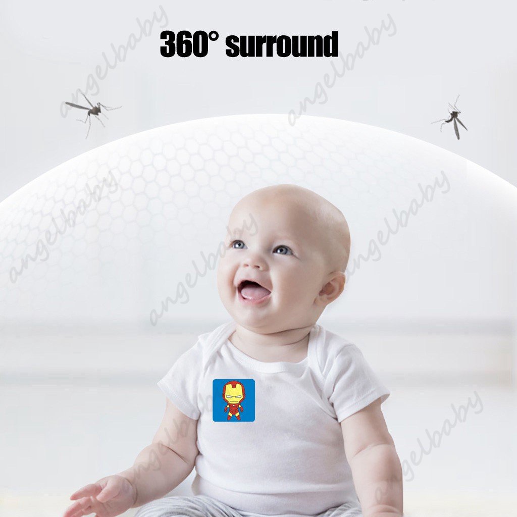 Set 6 miếng dán chống muỗi họa tiết hoạt hình dễ thương cho bé