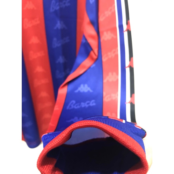 Áo Bóng Đá Ngắn Tay Phong Cách Vintage 96 / 97 Barca Size S-XXL