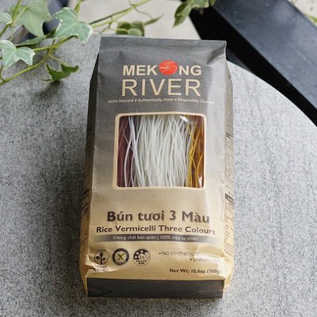 Bún tươi 3 màu Mekong River 300g