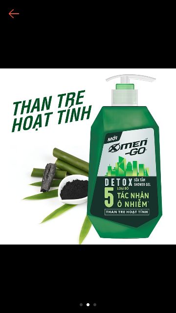 Xmen Go Sữa tắm DeTox