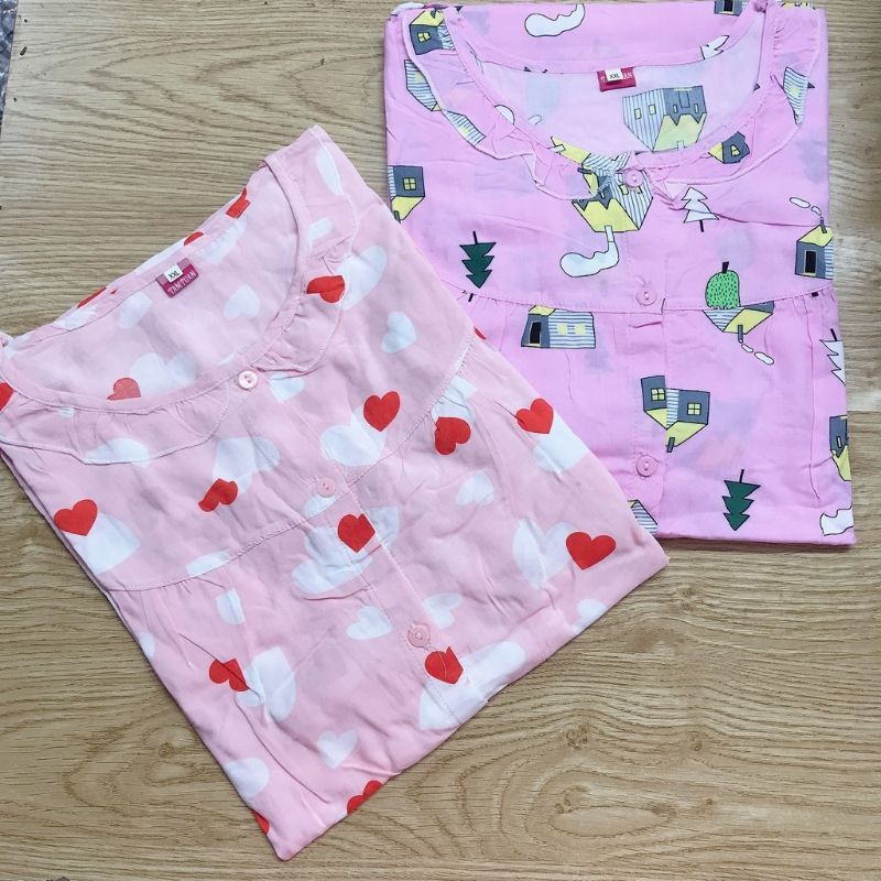 ( Chọn Màu ) Bộ Lanh Lụa Bầu Và Sau Sinh Cài Khuy Giữa Có Chun Chỉnh Bụng Cho Mẹ 45-75kg